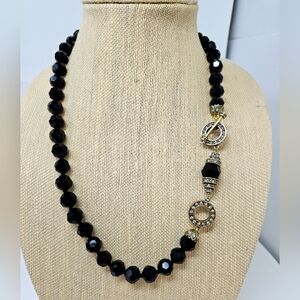 Heidi Daus Jet Black Necklace